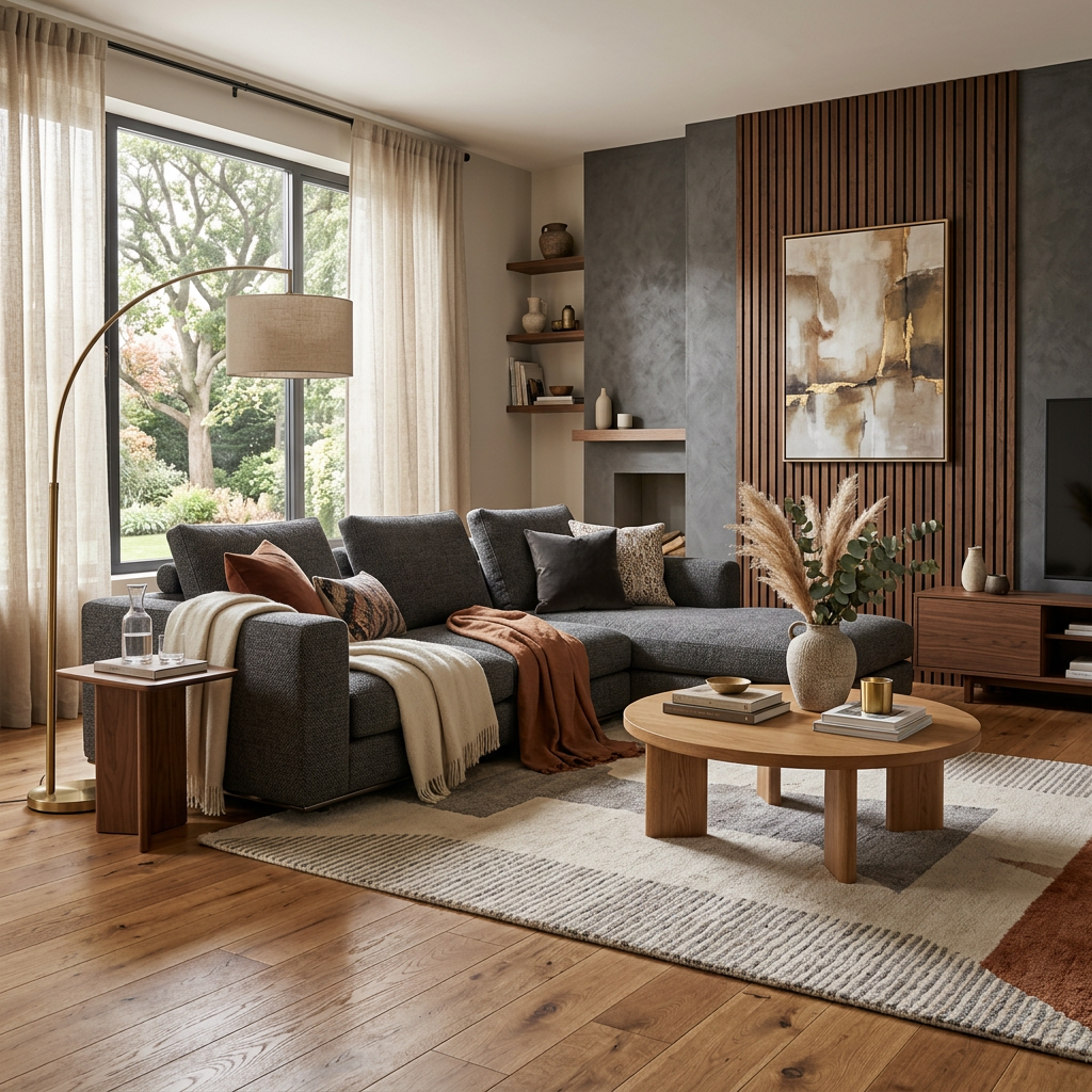 Living Room Interior in gurugram