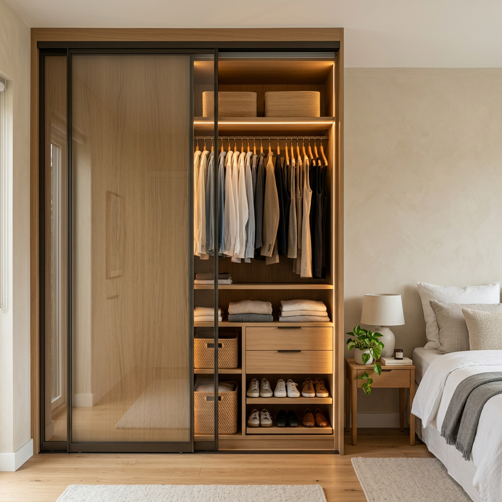 Wardrobe Design for Bedroom in gurugram