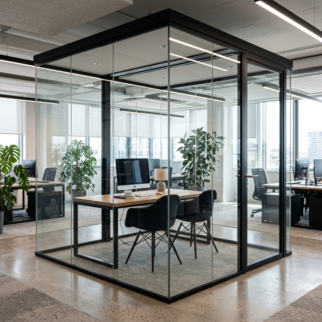 Glass Cabin for Office in gurugram