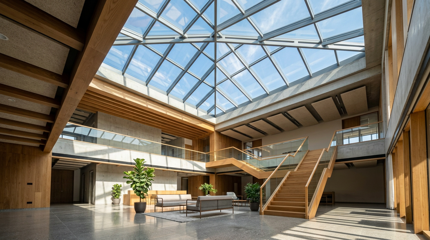 Glass Skylight Installation in Gurugram