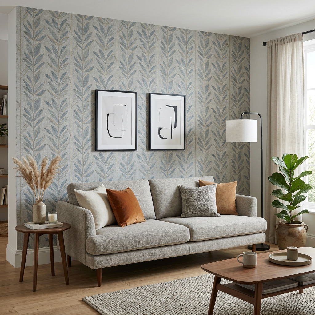 Living Room Wallpaper in gurugram