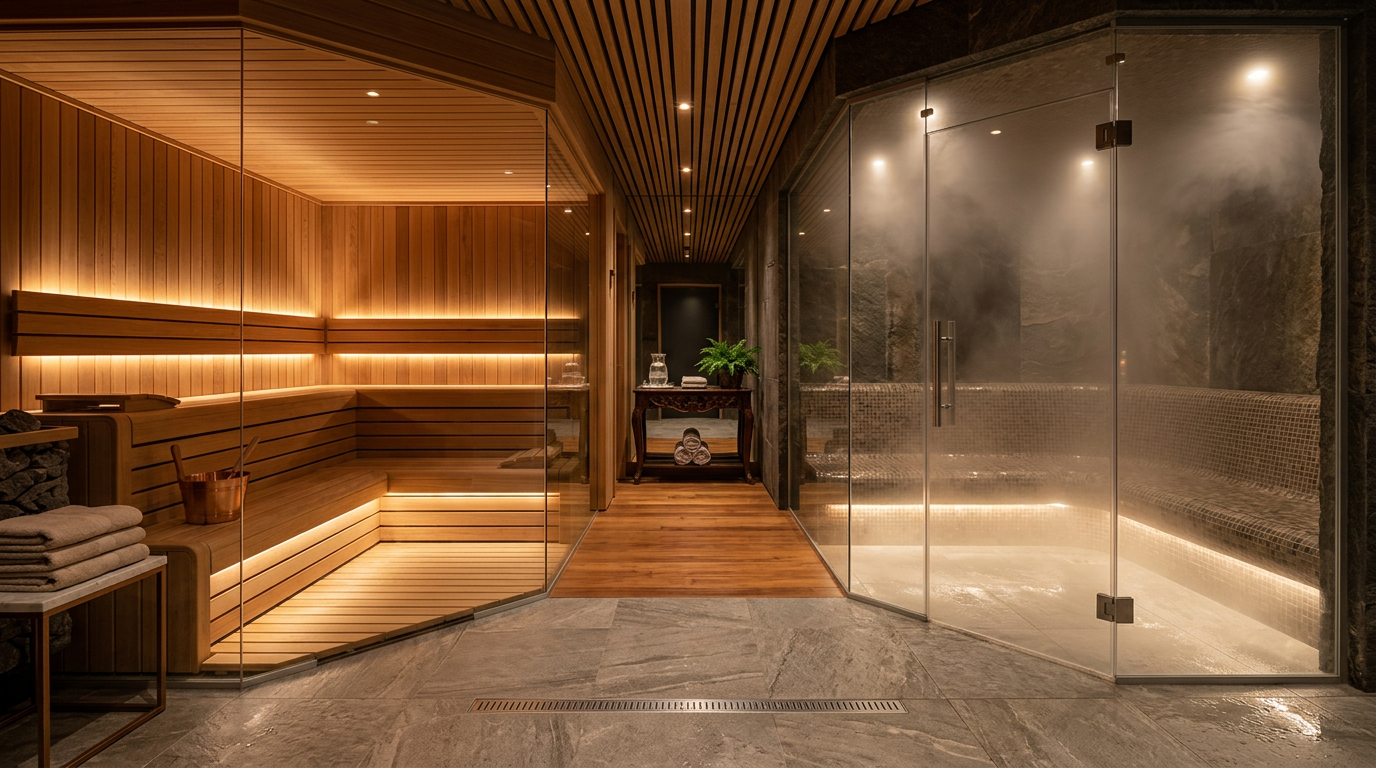 Sauna & Steam Room Installation in Gurugram