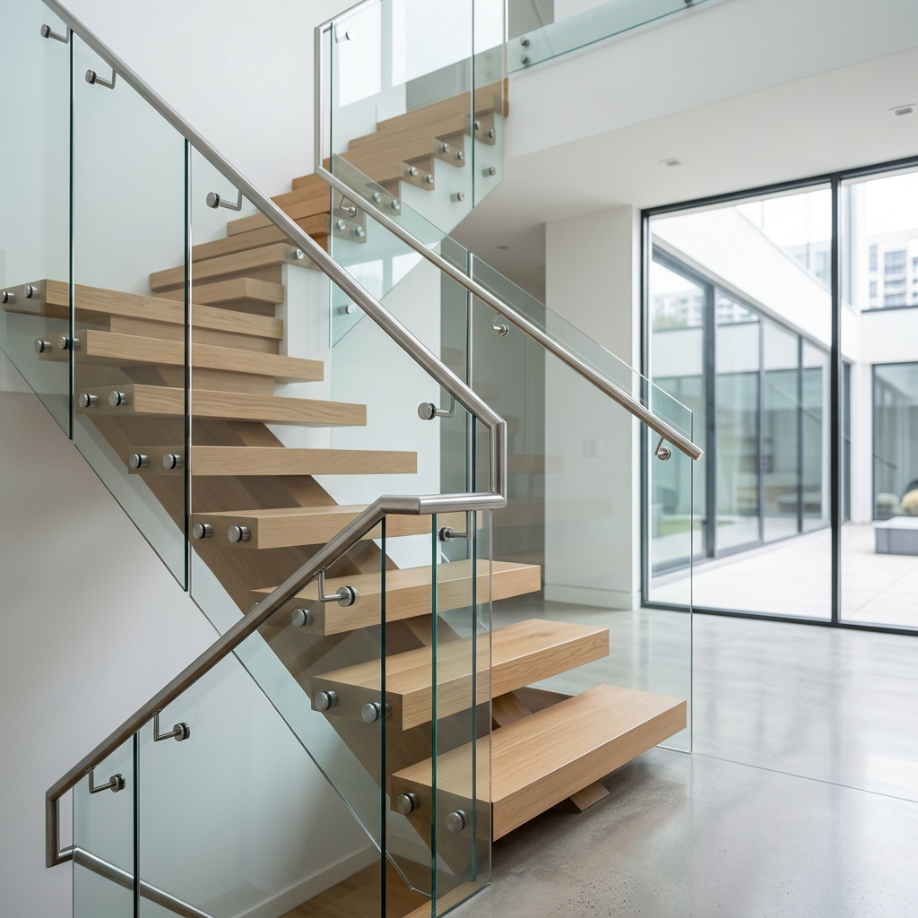 Staircase Glass Railing in gurugram