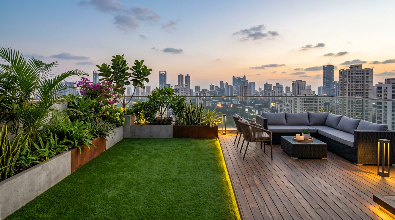 Terrace Garden Design Services in Gurugram