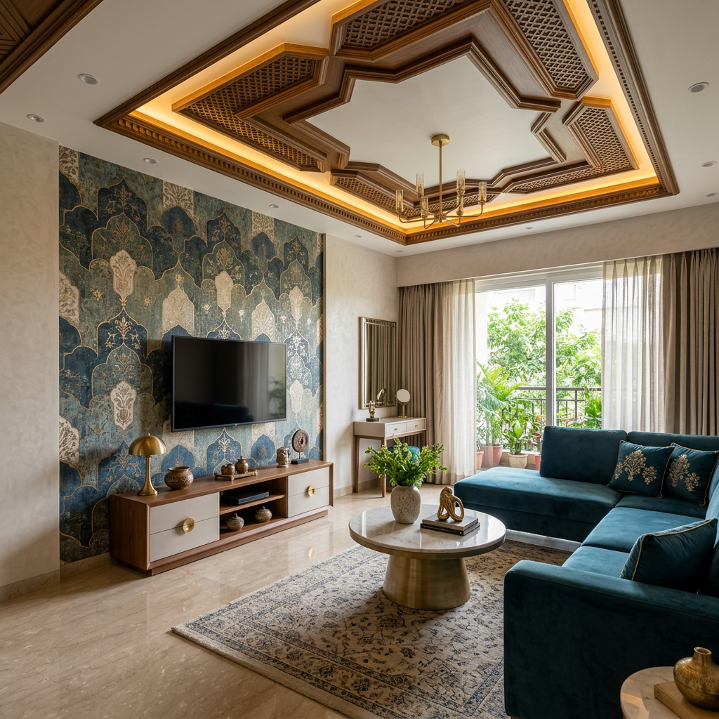Wallpaper & Ceiling Work in gurugram